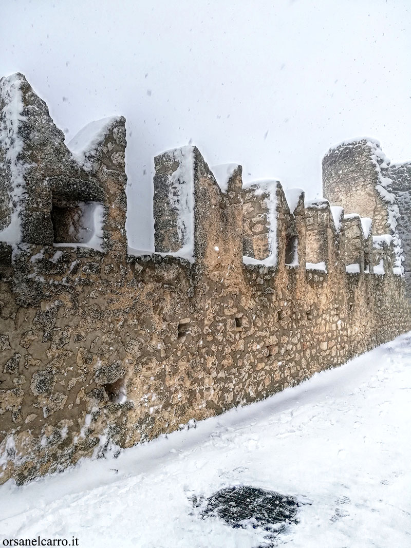 Rocca Calascio in inverno