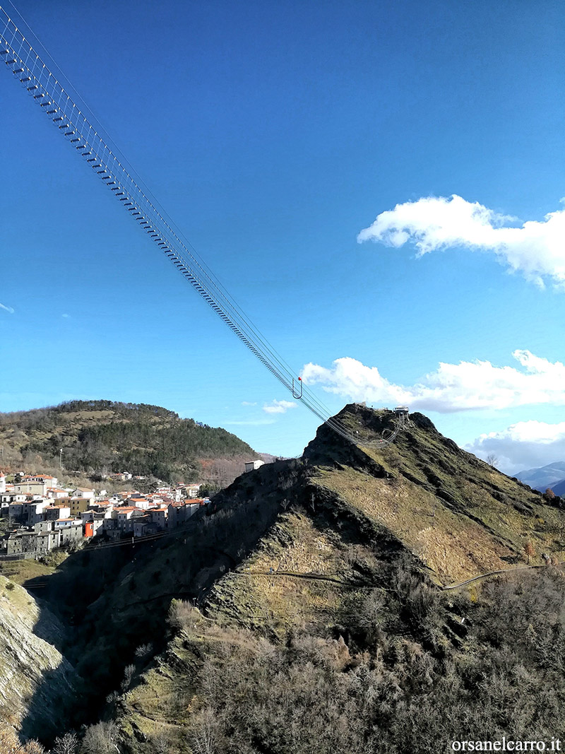 Ponte tibetano Sasso di Castalda