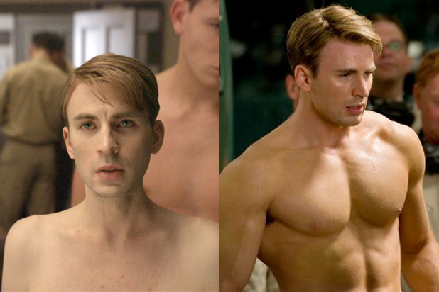 Capitan America Before After