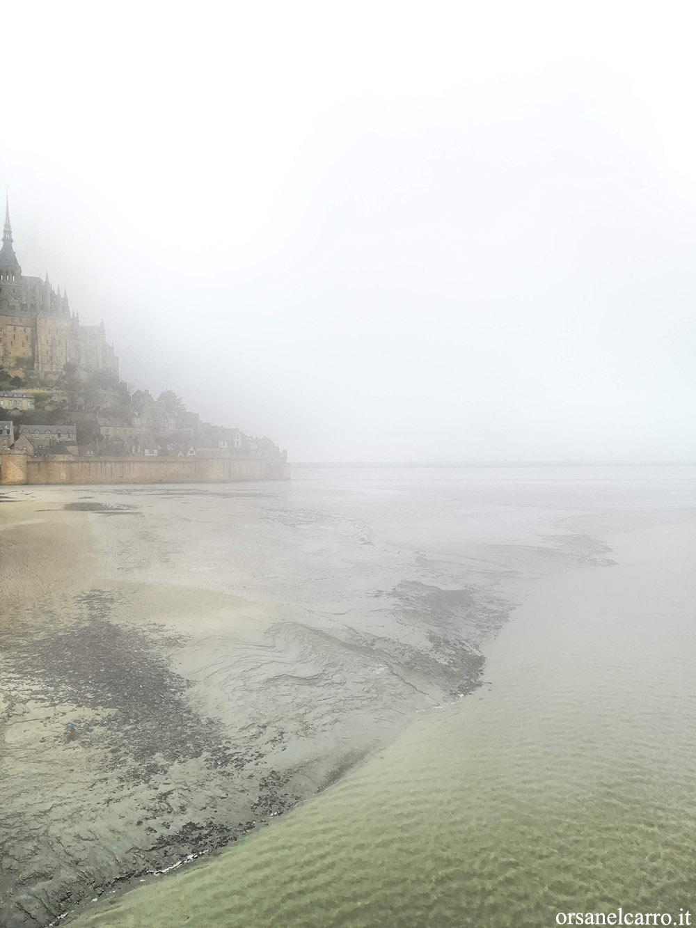 Foggy Mont Saint-Michel