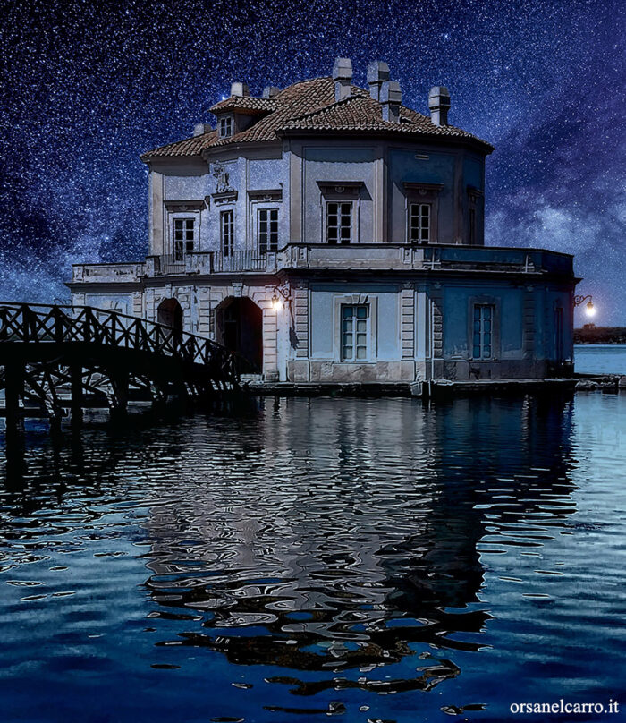 Cosa vedere a Bacoli cielo stellato sulla Casina Vanvitelliana